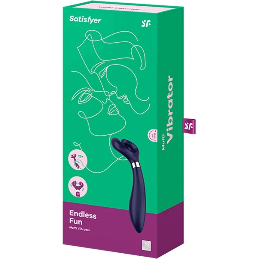 вибромассажер для пары satisfyer endless fun blue 001036sa в Новом Уренгое