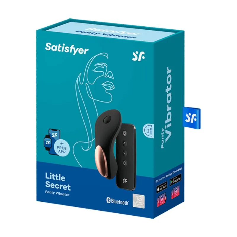 мини-вибратор на трусики satisfyer little secret, чёрный в Новом Уренгое