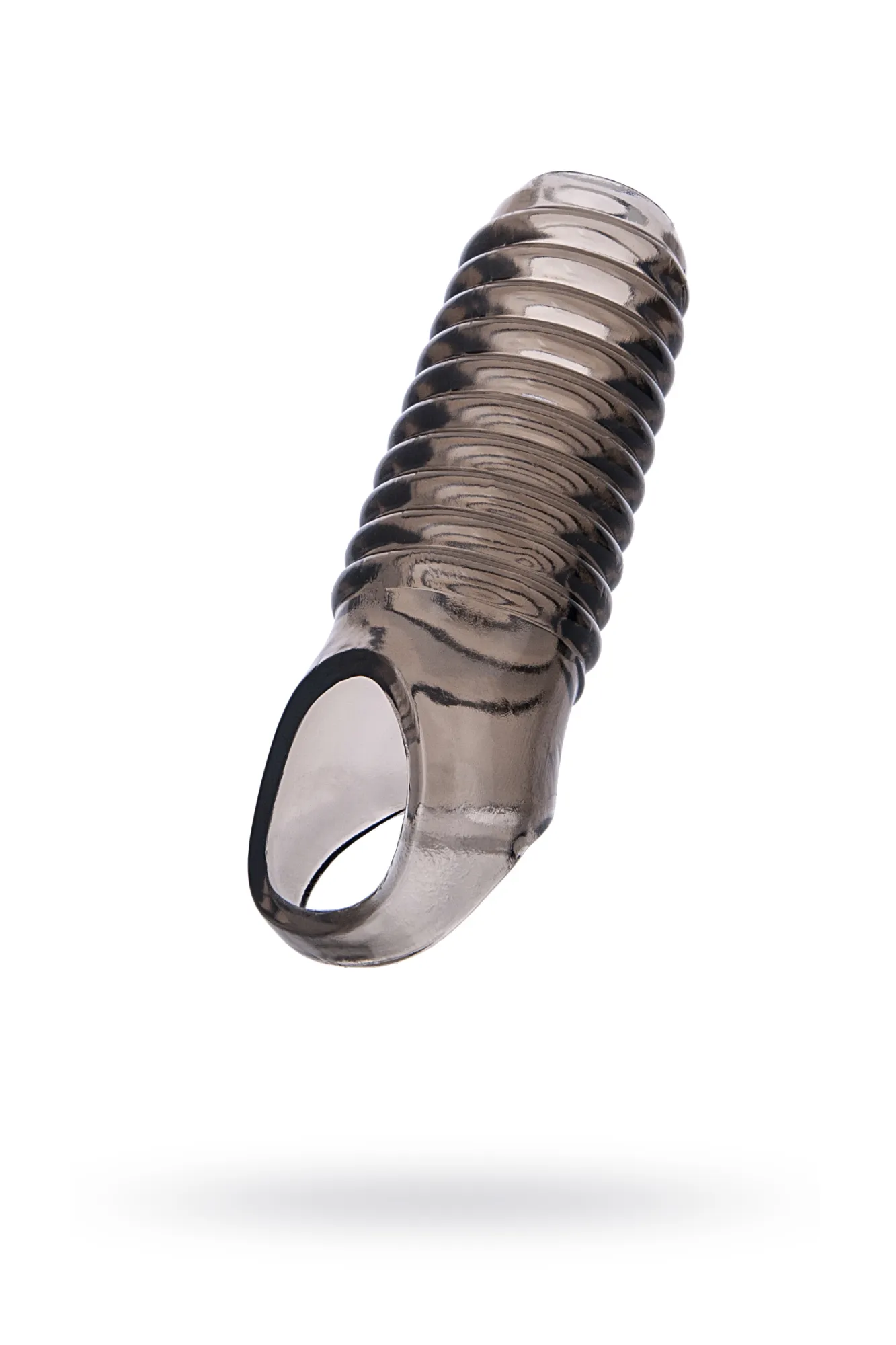 насадка toyfa xlover, для увеличения размера, tpe, черная прозрачная, 11 см в Новом Уренгое