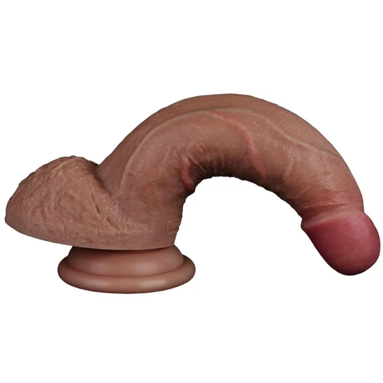 фаллоимитатор реалистичный lovetoy на присоске 18 см, телесный в Новом Уренгое