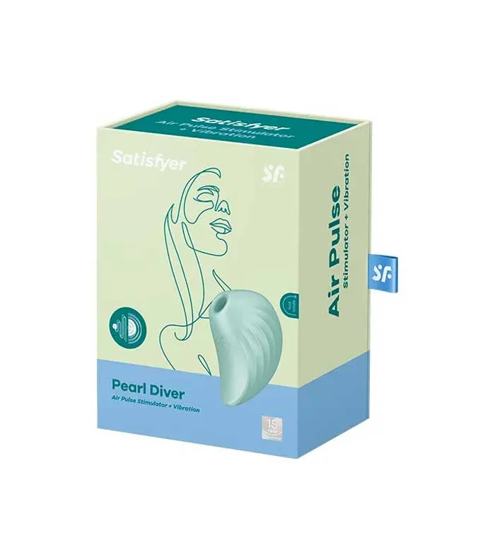вакуумный массажер satisfyer pearl diver mint 037233sa в Новом Уренгое