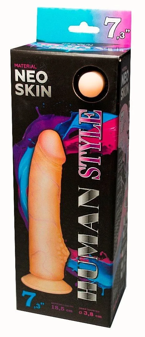 Фаллоимитатор Lovetoy Human Style 7.3 inch, телесный