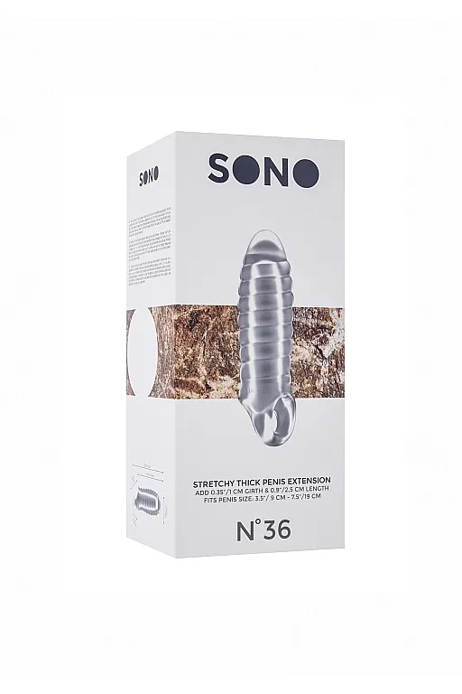 увеличивающая насадка на пенис закрытого типа no.36 - stretchy thick penis extension в Новом Уренгое