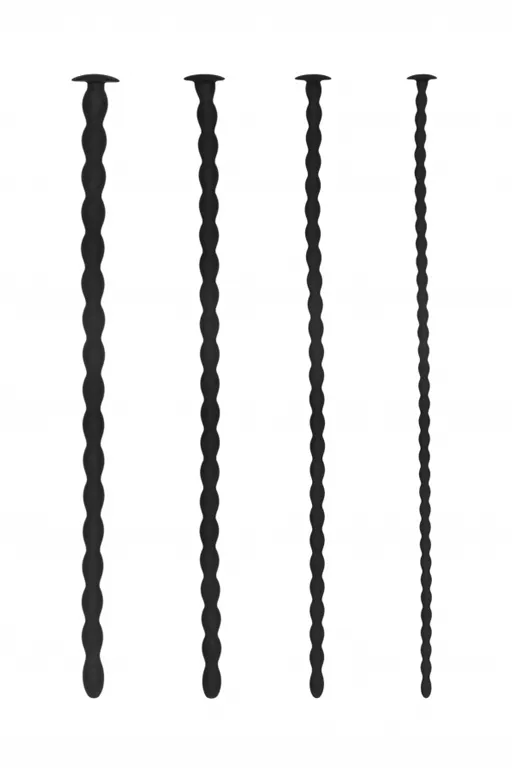 набор из четырех стимуляторов уретры (струн) silicone spiral screw plug set - advanced в Новом Уренгое