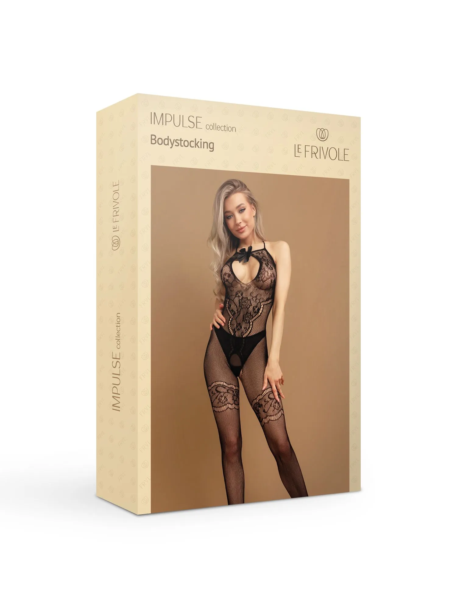 Эротическое черный боди-комбинезон с бантиком и вырезом на груди в Новом Уренгое