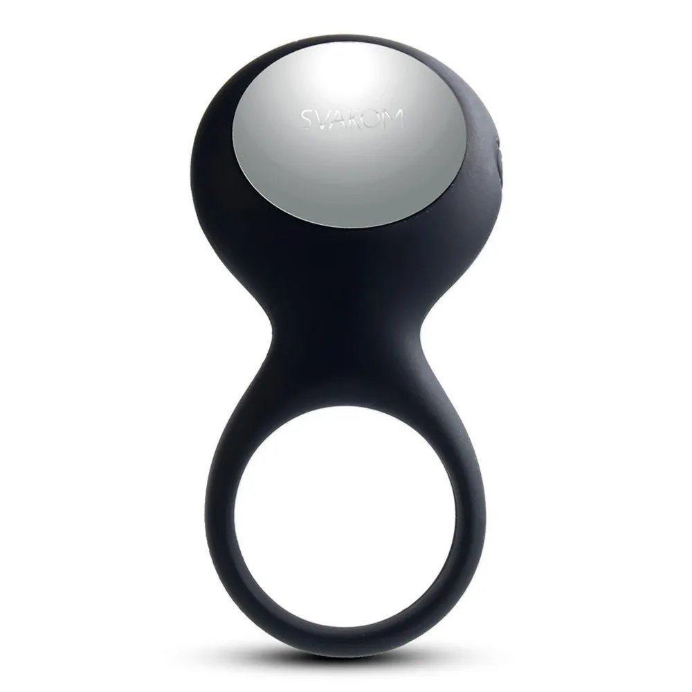 виброкольцо со стимулятором svakom tyler, черное в Новом Уренгое