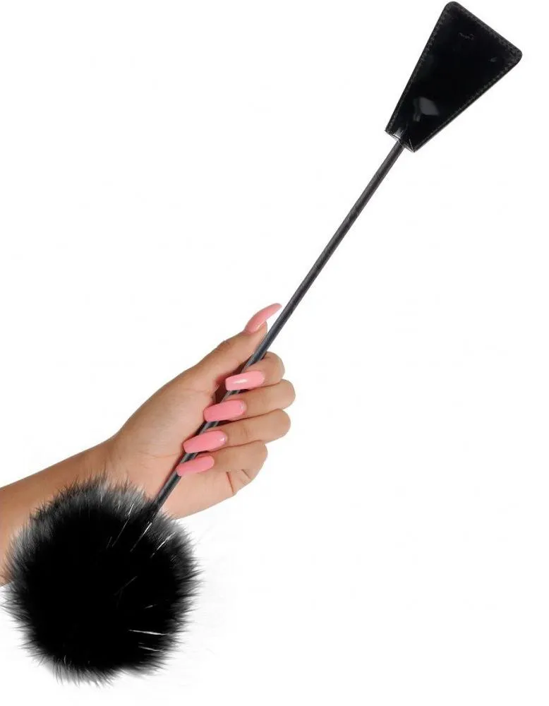 Стек с пером, чёрный