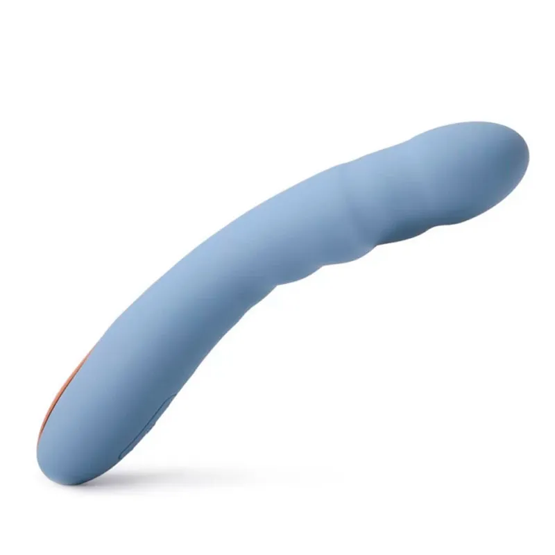 интерактивный вибромассажер с возвратно-поступательными движениями svakom ava neo, синий в Новом Уренгое