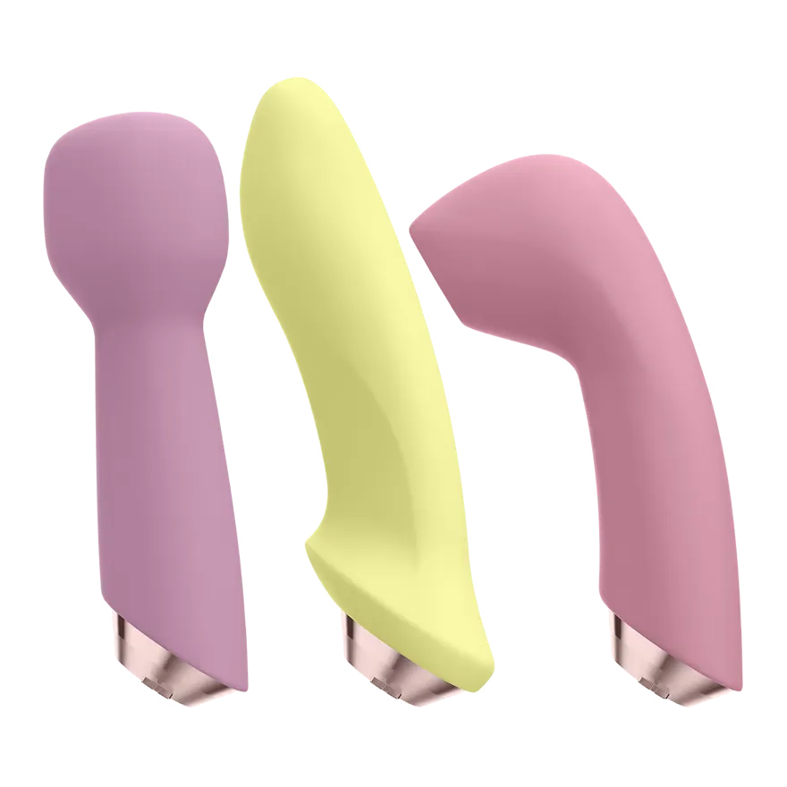 cтимулятор satisfyer marvelous four, с разными насадками в Новом Уренгое