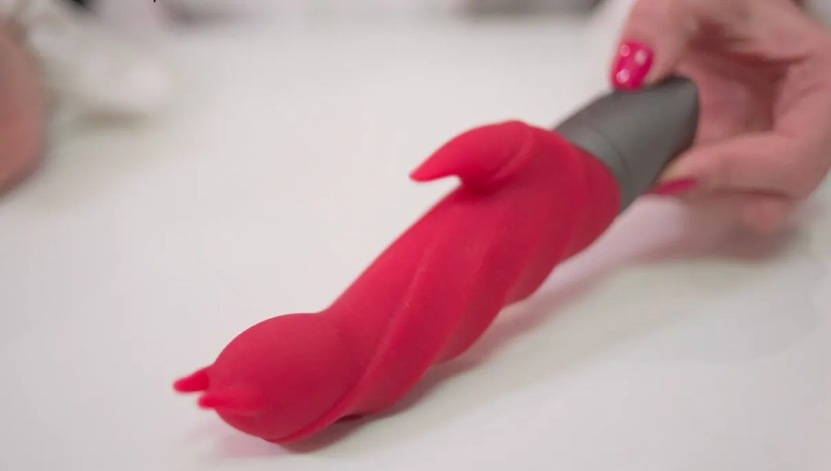 вибратор fun factory darling devil battery plus, малиновый в Новом Уренгое