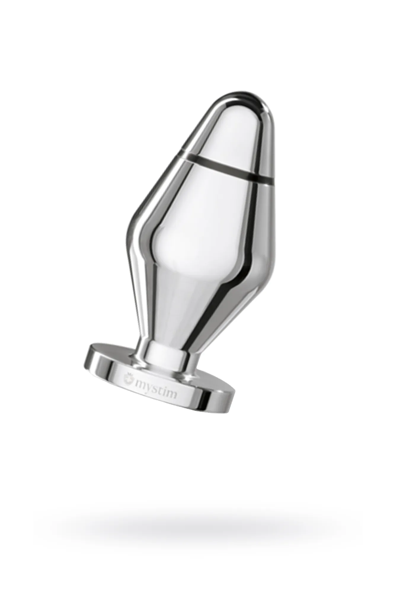 анальная пробка mystim little john s, электростимуляция, хирургическая сталь, серебряная, 9 см, ø 3, в Новом Уренгое
