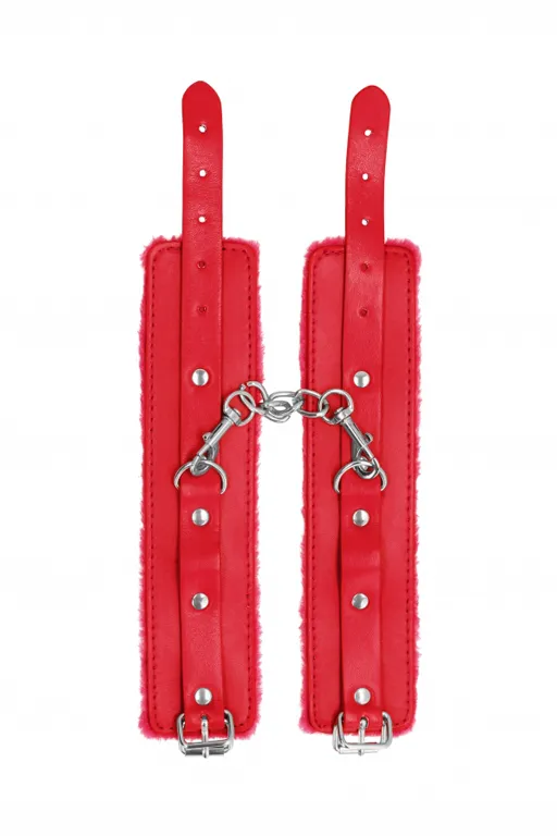 наручники (оковы, фиксаторы) plush leather hand cuffs в Новом Уренгое