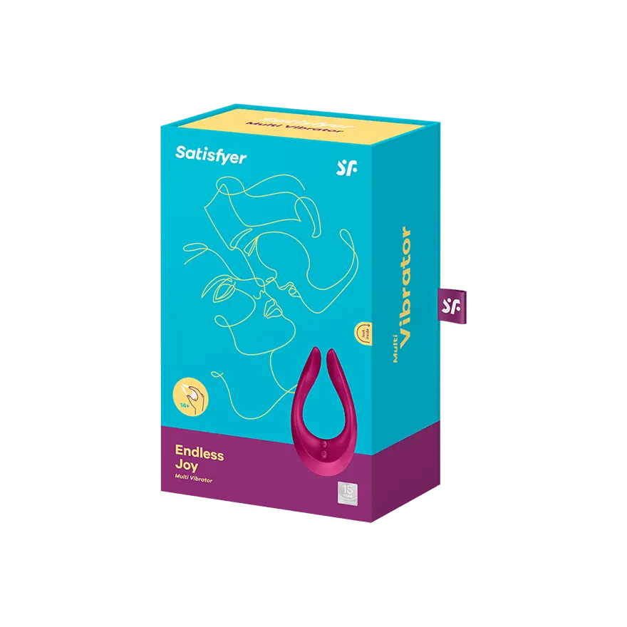 cтимулятор satisfyer endless joy, бордовый в Новом Уренгое