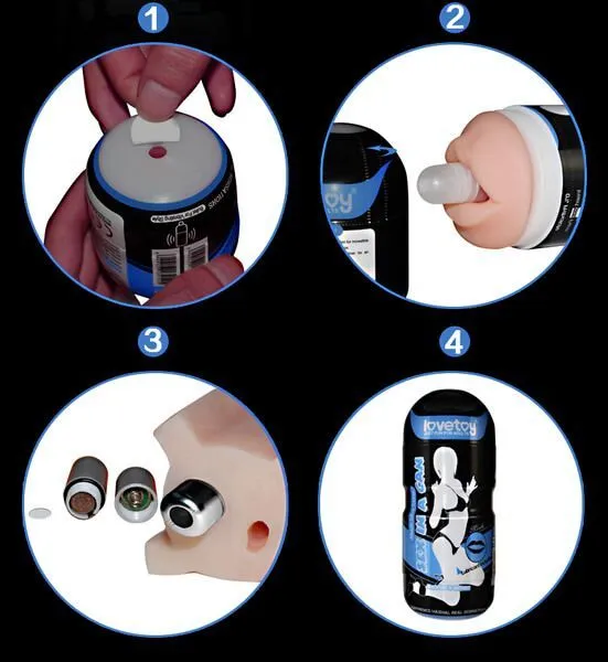 мастурбатор lovetoy sex in a can vibra mouth tunnel, с вибропулей в Новом Уренгое