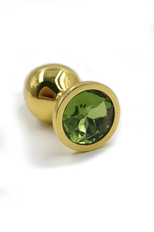 Анальная пробка из аллюминия light green