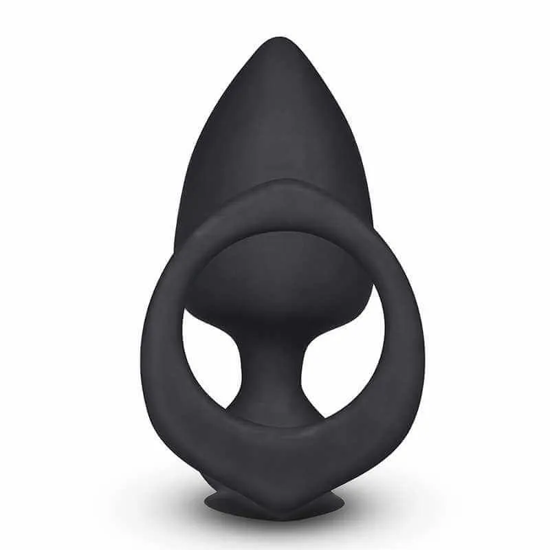 анальная пробка lovetoy combo threat cockring plug, черная в Новом Уренгое