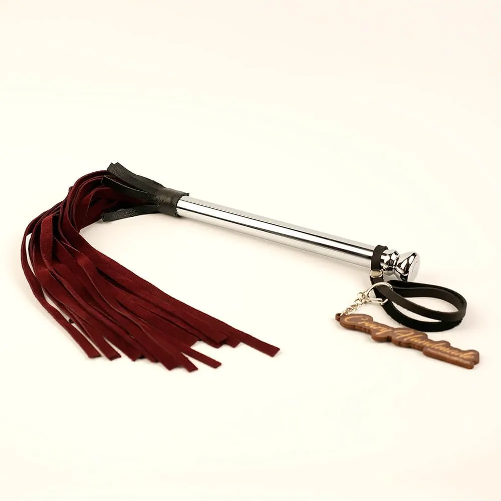 плеть pinkrabbit бургундия из натурального велюра, бордовая в Новом Уренгое