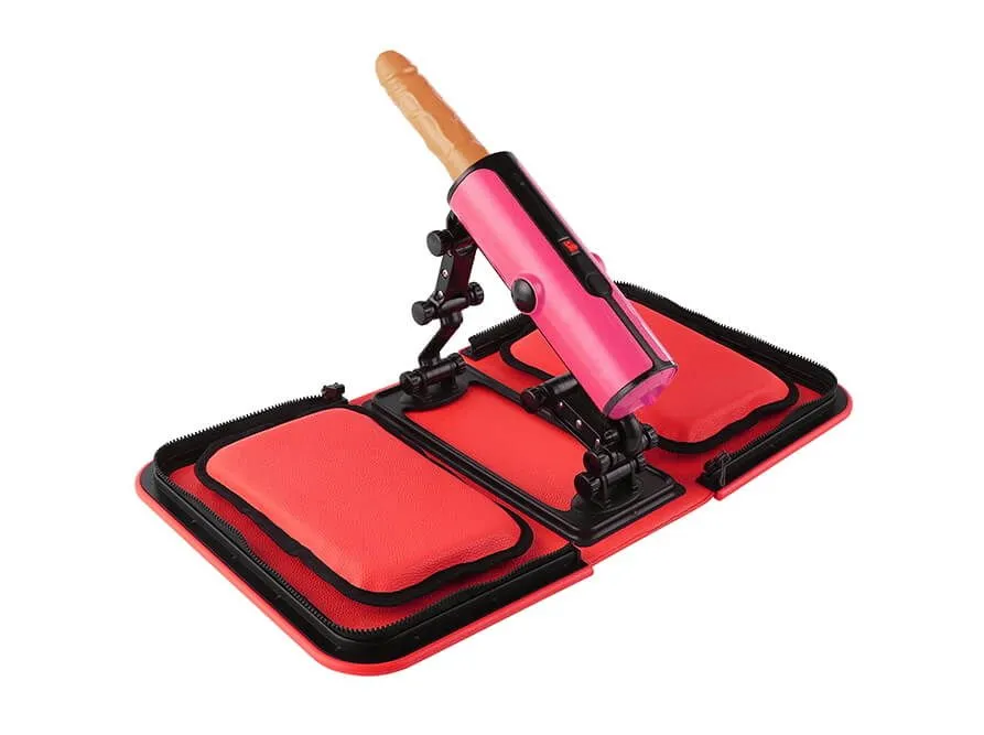 секс-машина в сумке pinkrabbit 310-x5, красная в Новом Уренгое