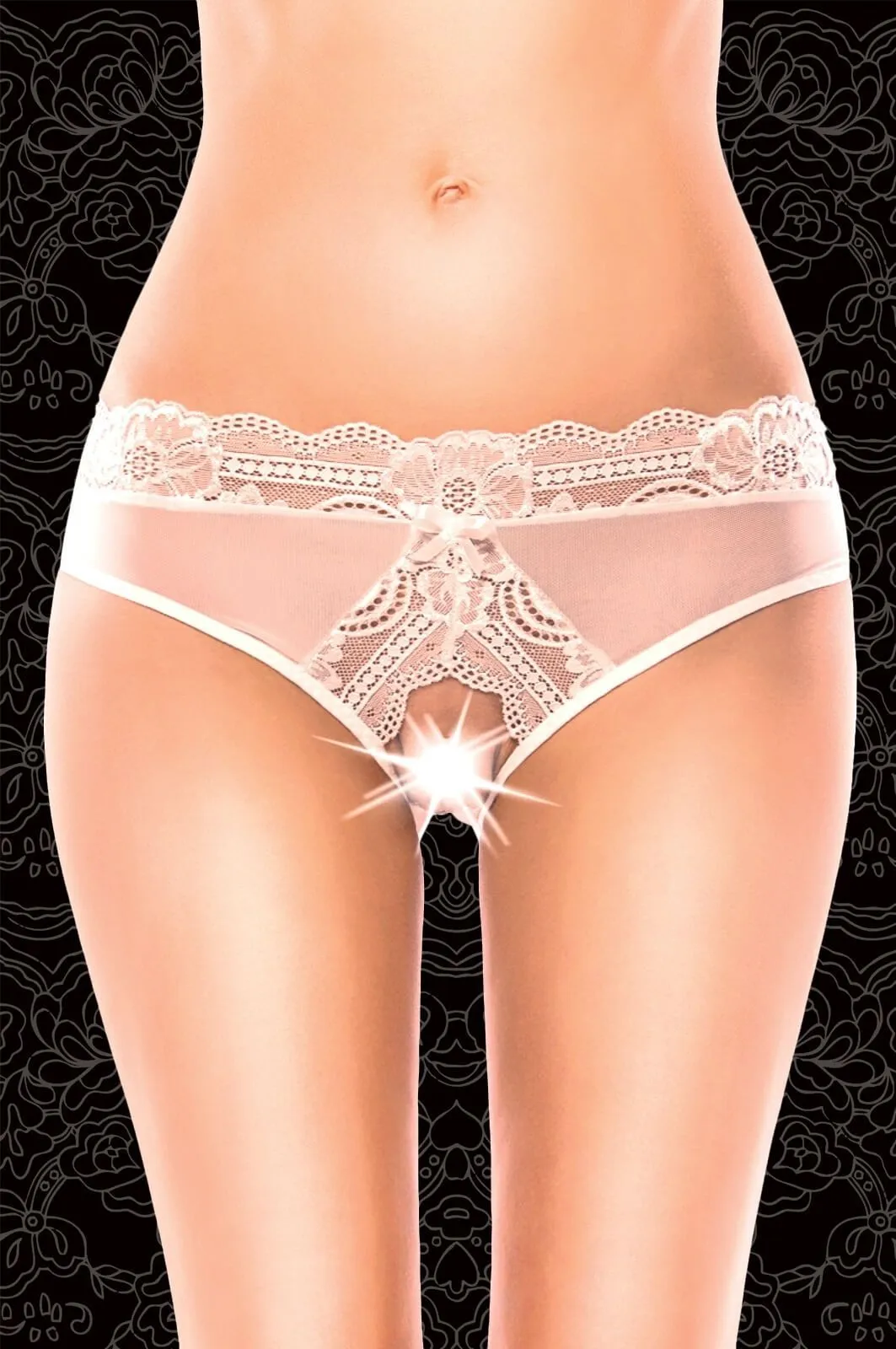 Эротическое стринги с доступом flirton 2712-1 белые в Новом Уренгое