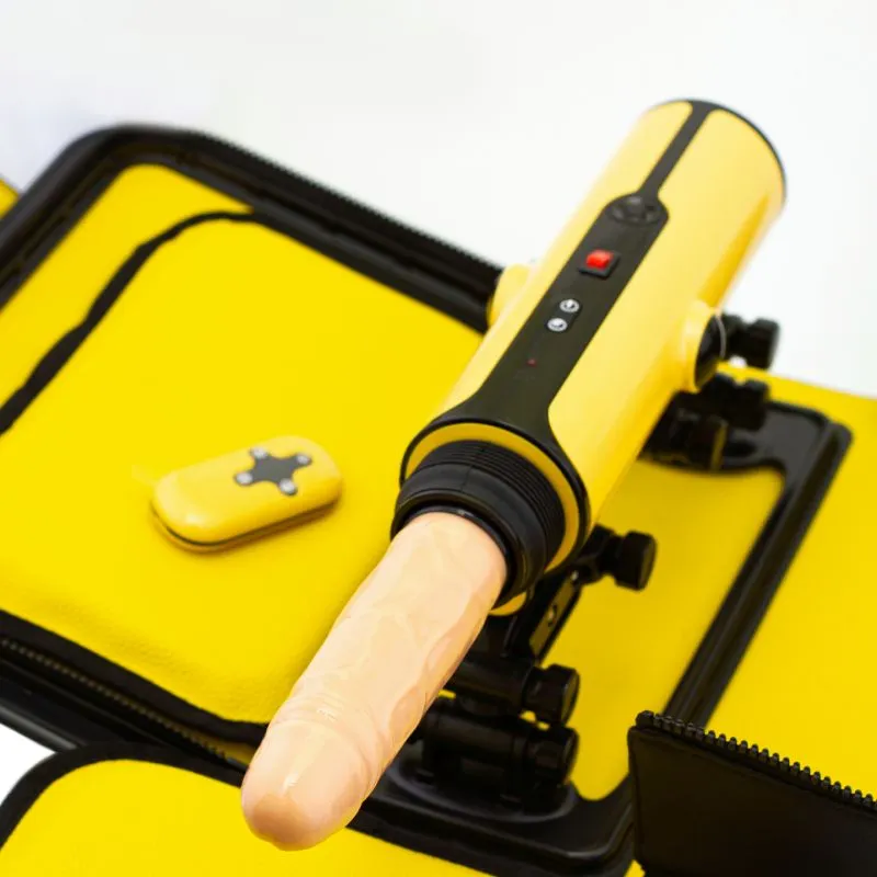 секс-машина в сумке pinkrabbit 310-x5, желтая в Новом Уренгое