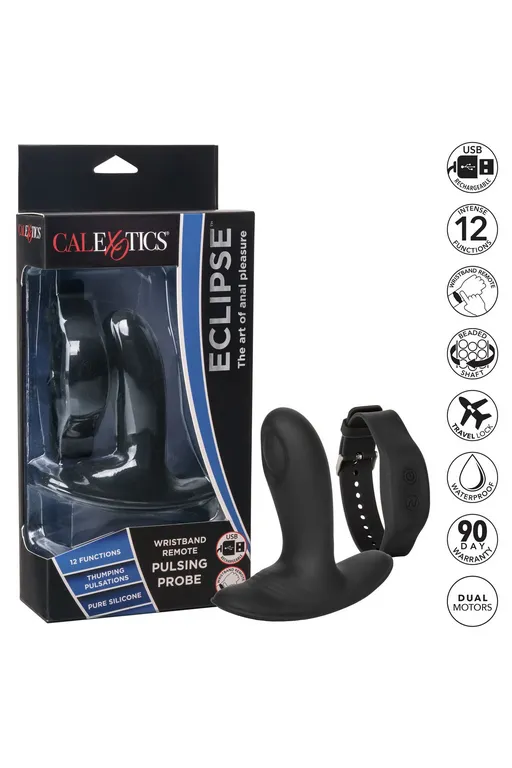 анальный стимулятор pulsing probe с функией "пульсирующее воздействие" и управлением с браслета в Новом Уренгое