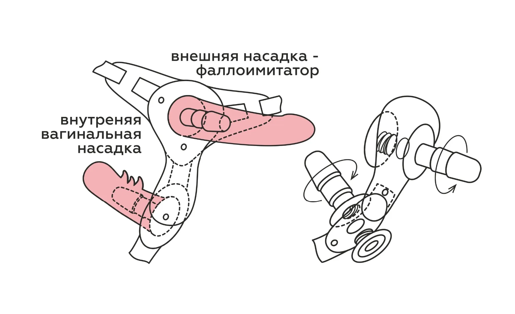фаллоимитатор неоскин с поясом harness 836703ru в Новом Уренгое