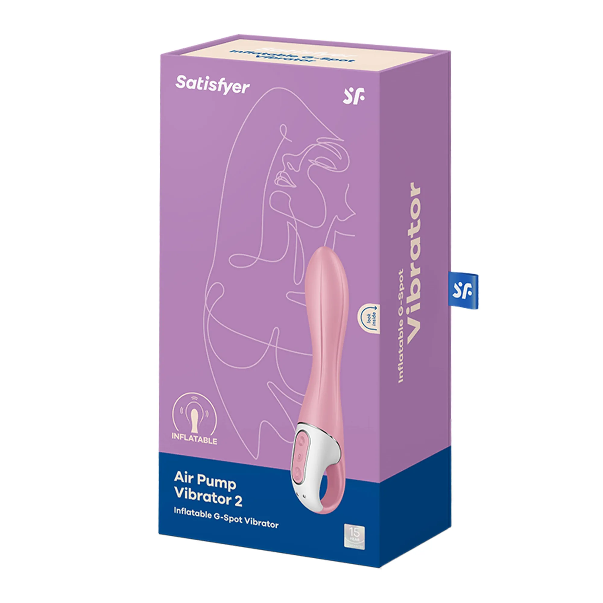 Вибромассажер Air Pump Vibrator 2  (розовый)