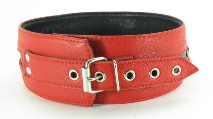 ошейник из кожи черно-красный увеличенного размера xl 55002xlars в Новом Уренгое