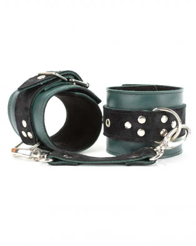 оковы на ноги  lady's arsenal изумруд из кожи и замши 67025ars в Новом Уренгое