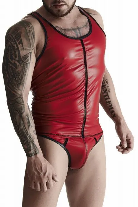 Эротическое мужская футболка без рукавов regnes, красная в Новом Уренгое