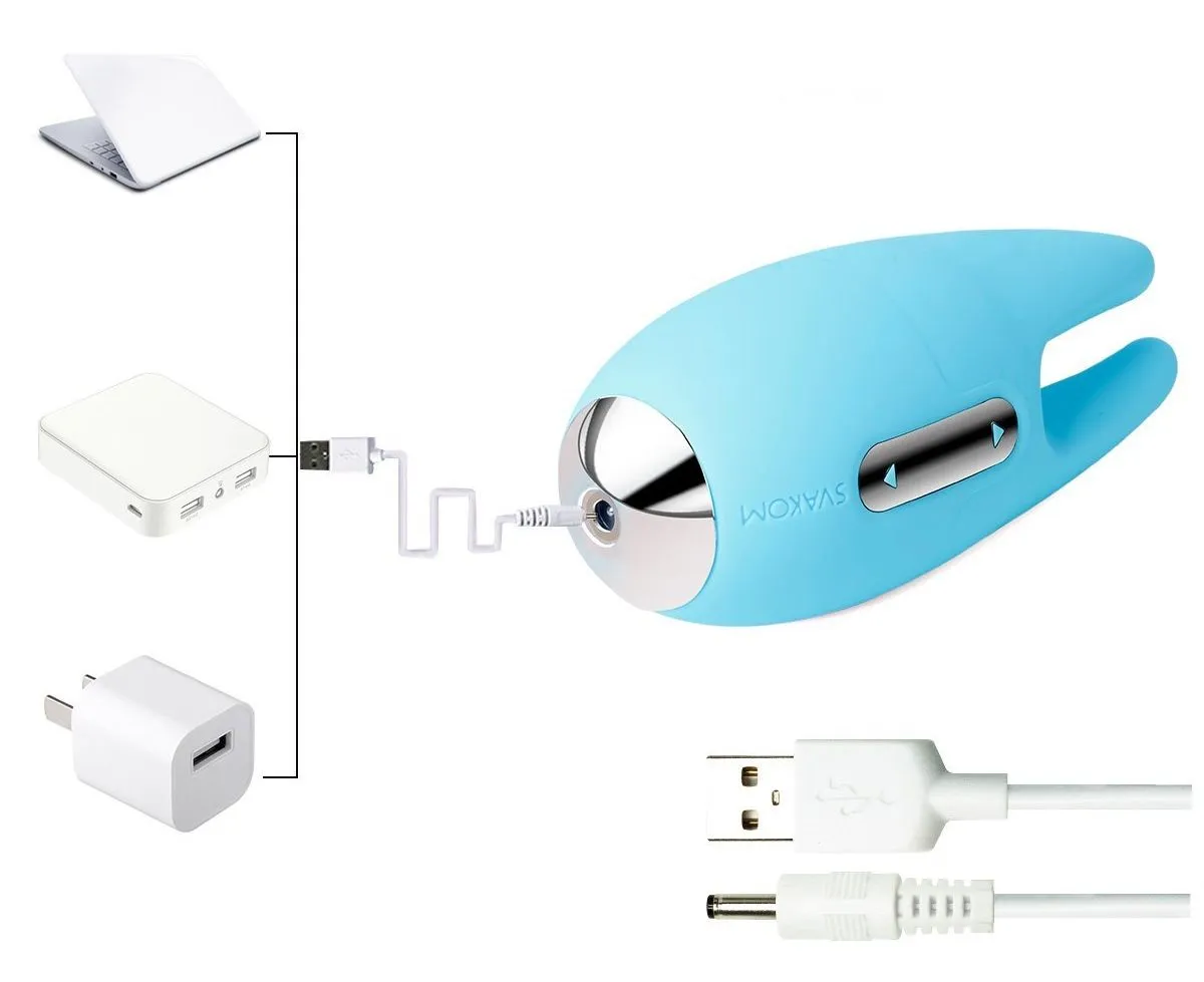 универсальный массажер svakom cookie, голубой в Новом Уренгое