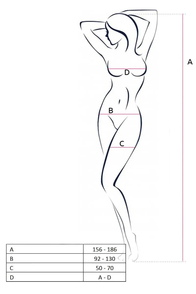 Эротическое комбинезон-сетка lapin rose natalie черный в Новом Уренгое