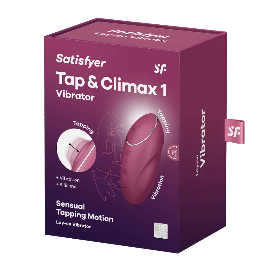 пульсирующий массажер satisfyer tap&climax 1 red 046006sa в Новом Уренгое