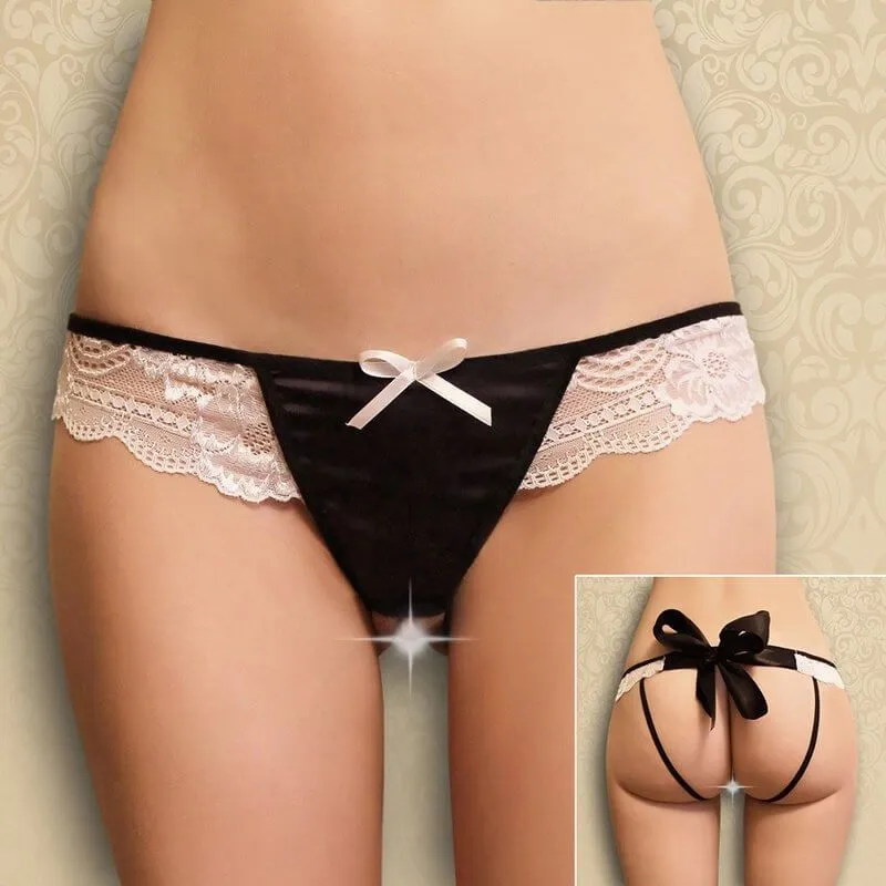 Эротическое стринги контактные flirton с кружевом 2706 в Новом Уренгое