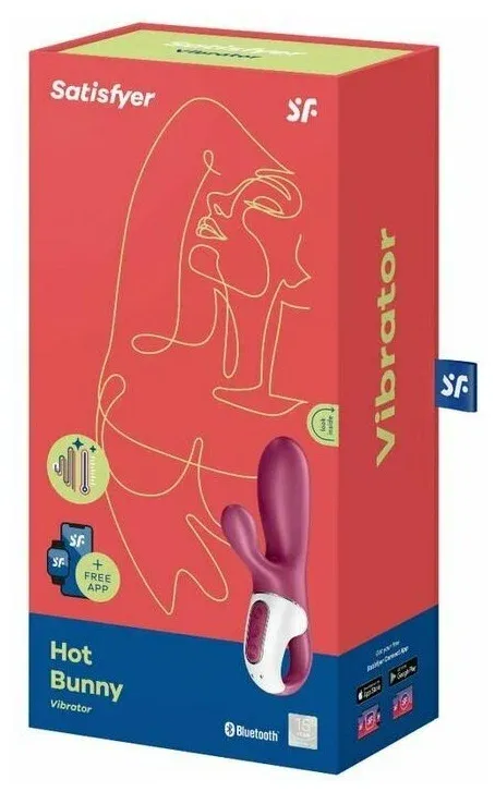вибромасажер satisfyer hot bunny pink, розовый в Новом Уренгое