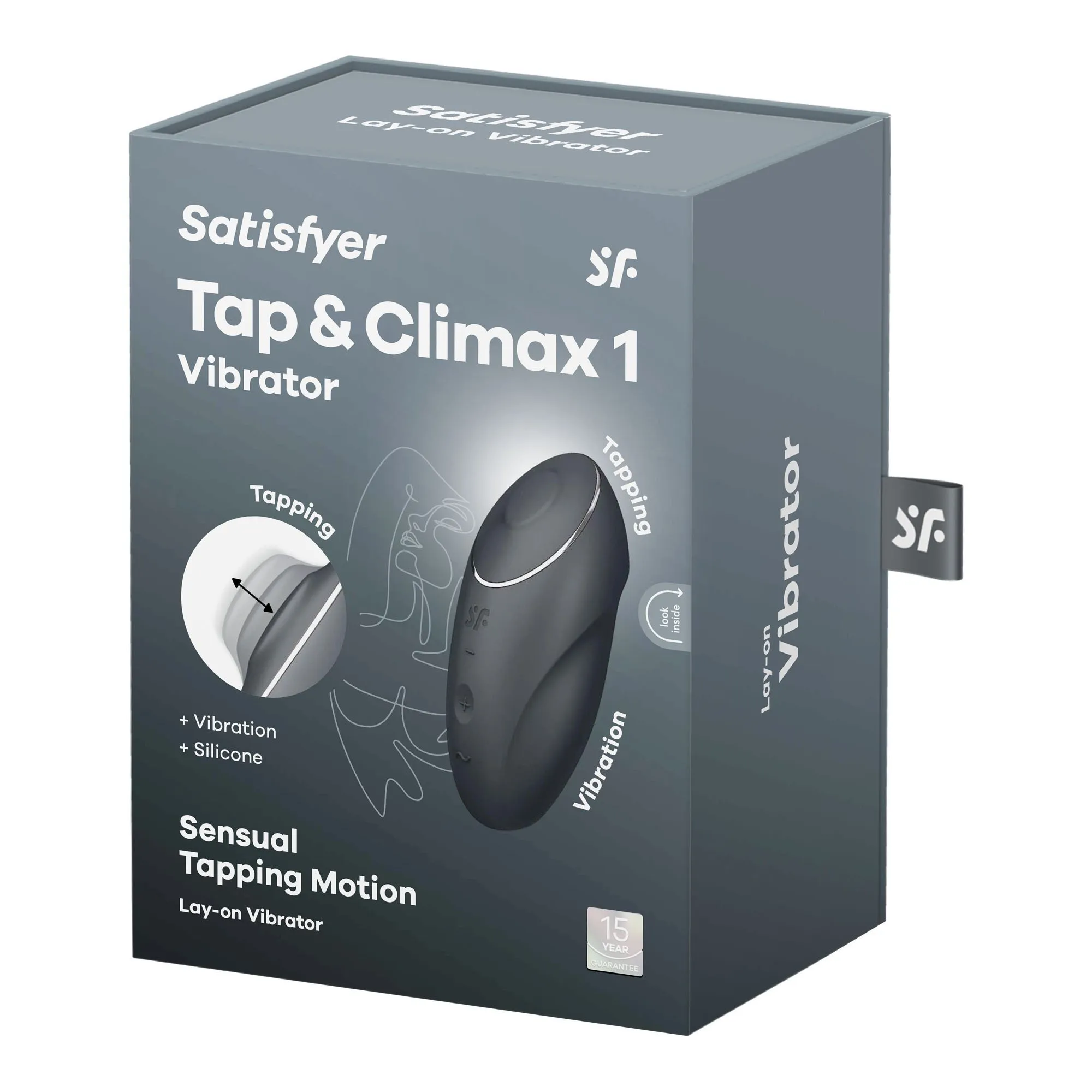 пульсирующий массажер satisfyer tap&climax 1 black 046013sa в Новом Уренгое