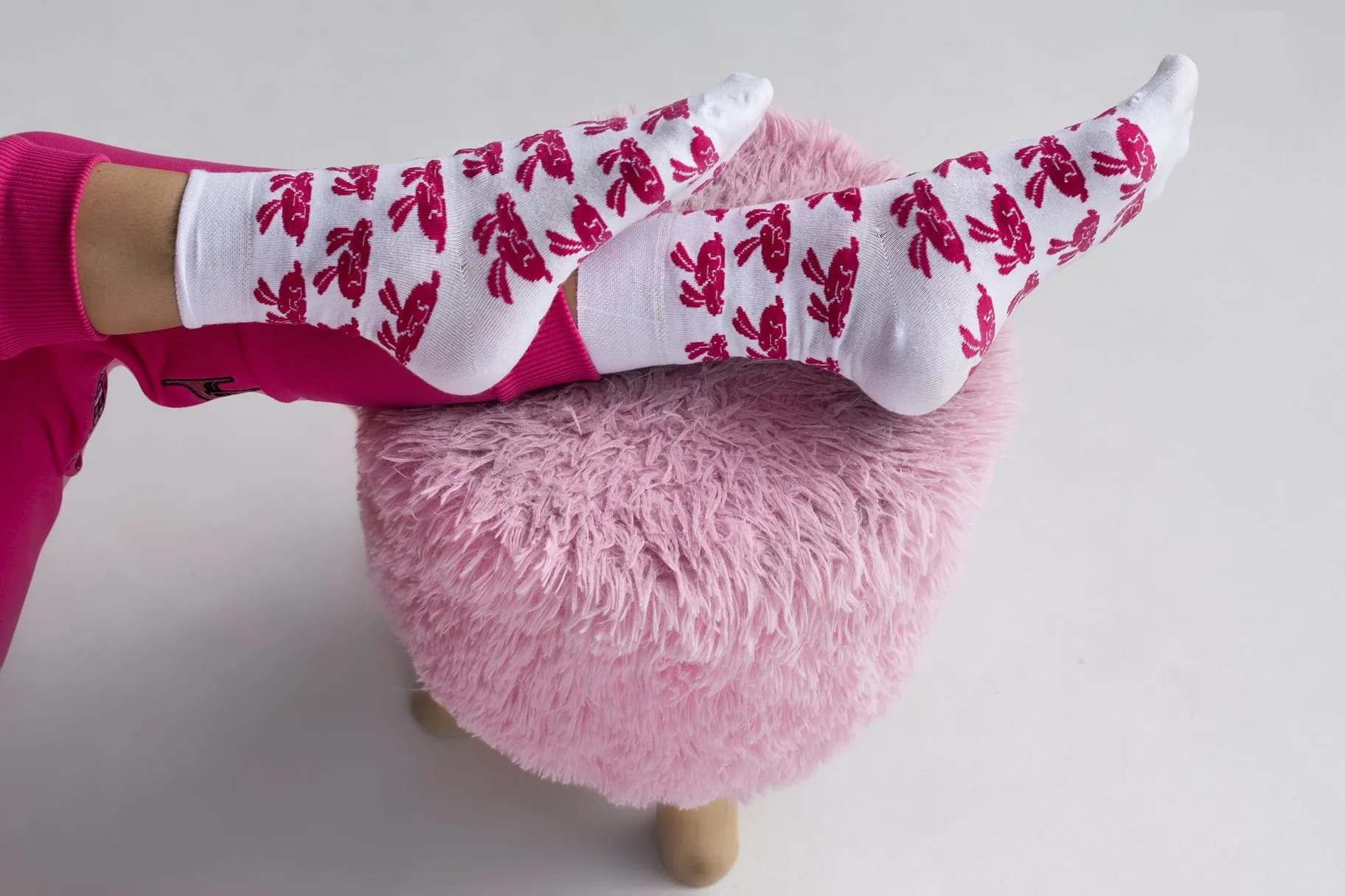 Носки PINK RABBIT женские (белые, 23-25)