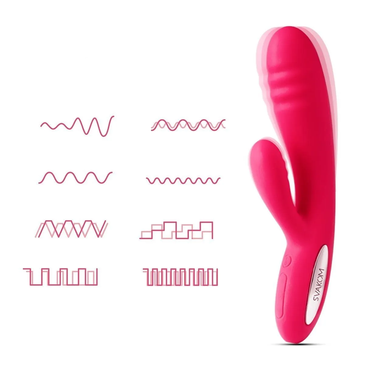 вибратор двойной svakom adonis, розовый в Новом Уренгое
