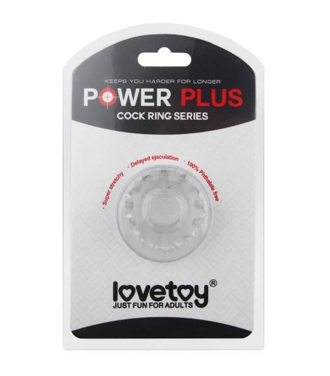 эрекционное кольцо lovetoy power plus 1431, прозрачное в Новом Уренгое