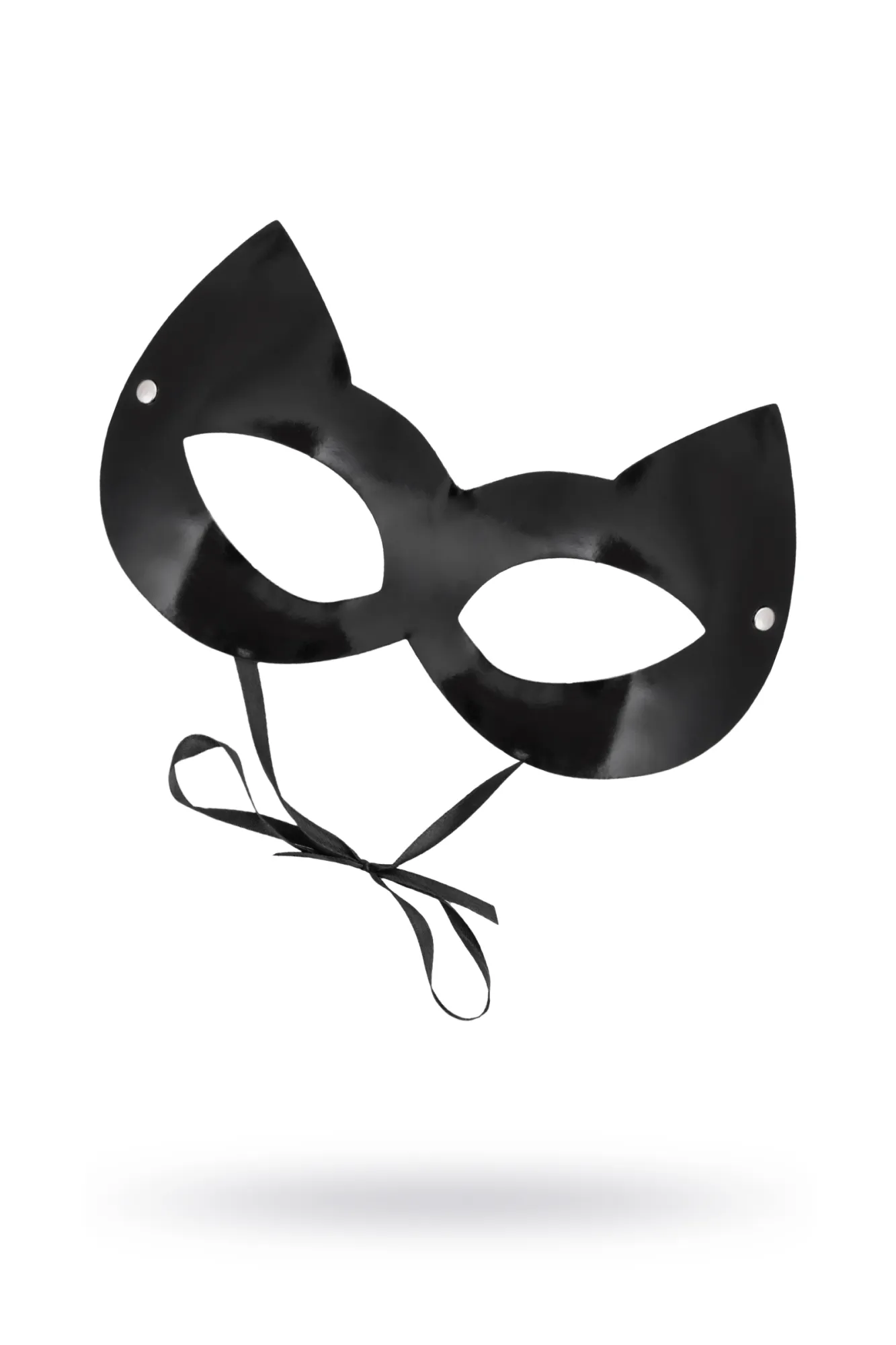 маска штучки-дрючки «кошка», лакированная кожа, черная в Новом Уренгое