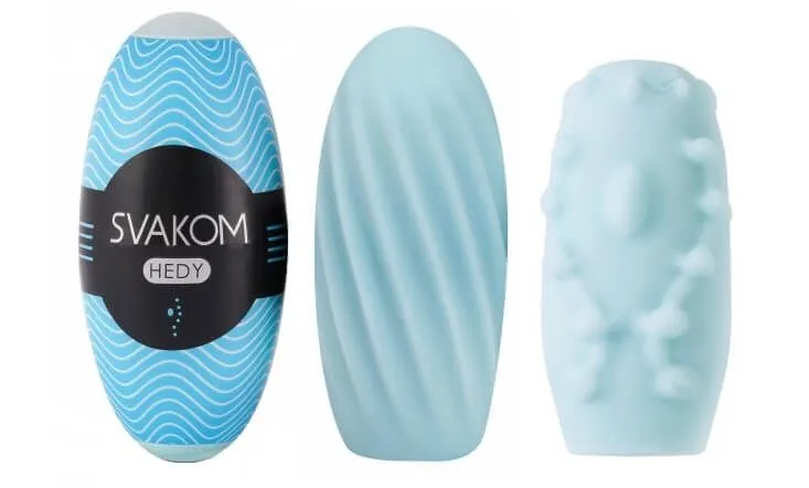Мастурбатор Svakom Hedy Real Deal, голубой