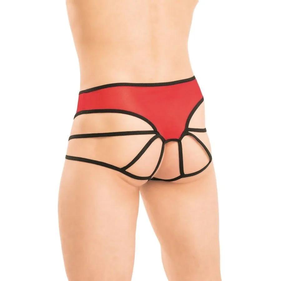 Эротическое трусы мужские flirton, красные в Новом Уренгое