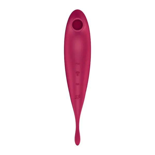вакуумный массажер satisfyer twirling pro+ dark red 043906sa в Новом Уренгое
