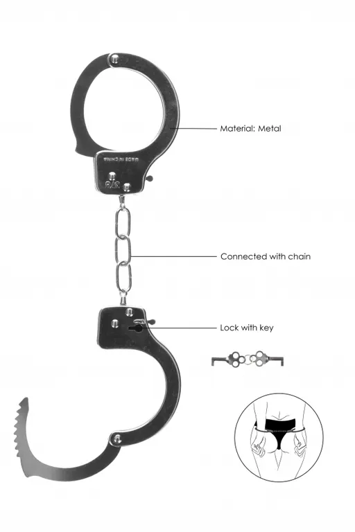 металлические наручники pleasure handcuffs в Новом Уренгое