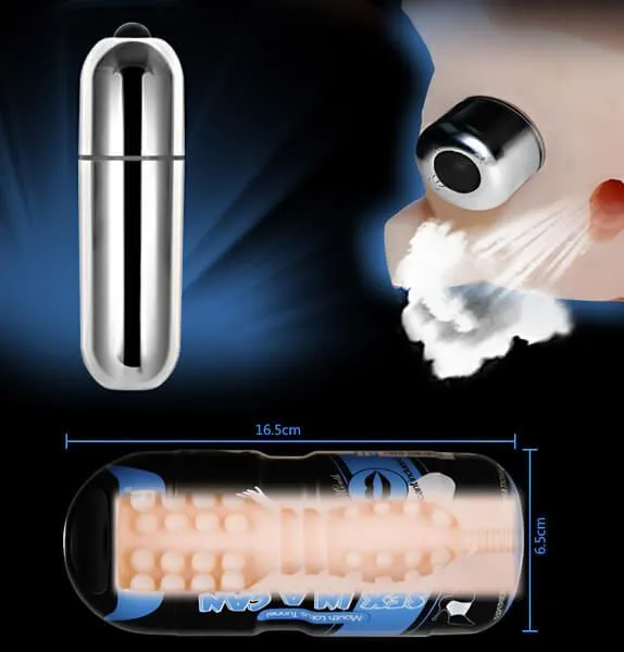 мастурбатор lovetoy sex in a can vibra mouth tunnel, с вибропулей в Новом Уренгое