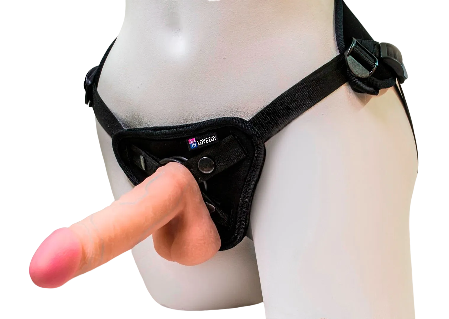 комплект lovetoy uni strap 6 harness best of all, 2 насадки в Новом Уренгое