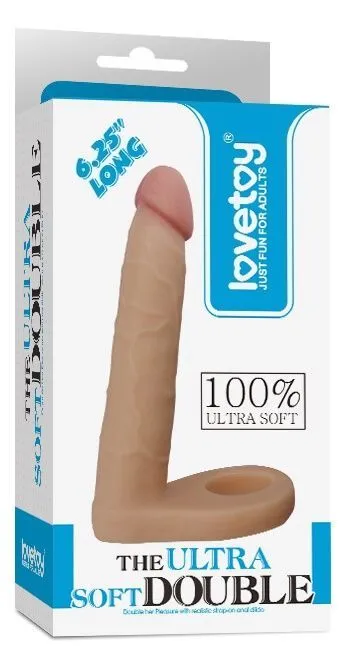 насадка lovetoy the ultra soft double 6.25, телесная в Новом Уренгое