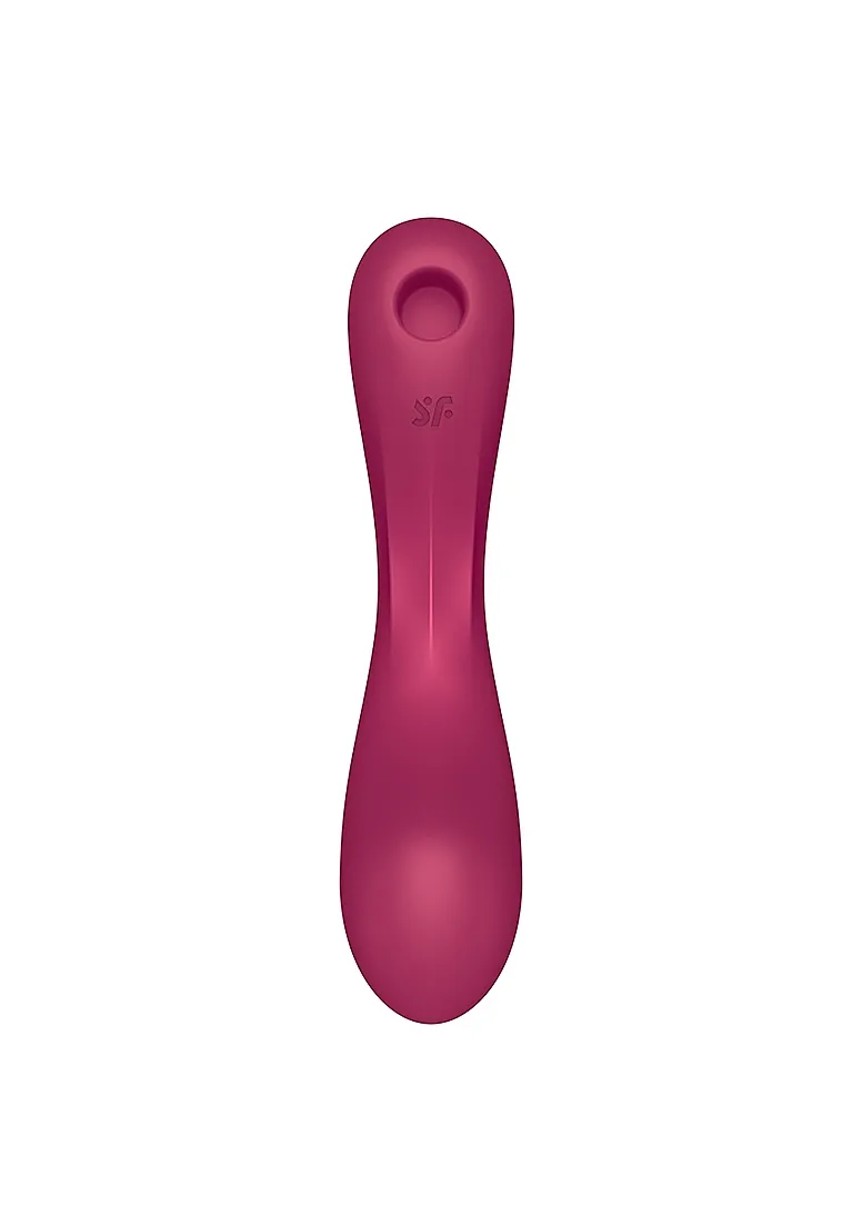 вибромассажер curvy trinity 1, красный в Новом Уренгое