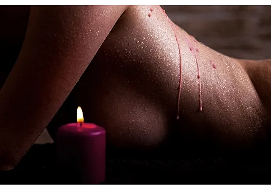 восковая bdsm-свеча  wax play с ароматом розы в Новом Уренгое