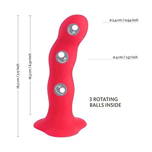 фаллоимитатор fun factory bouncer, красный в Новом Уренгое